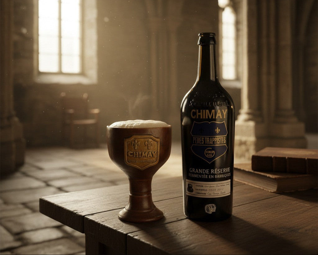Chimay Grande Réserve Fermentée En Barriques - Chêne Français, Chêne Américain, Calvados (05/2023)